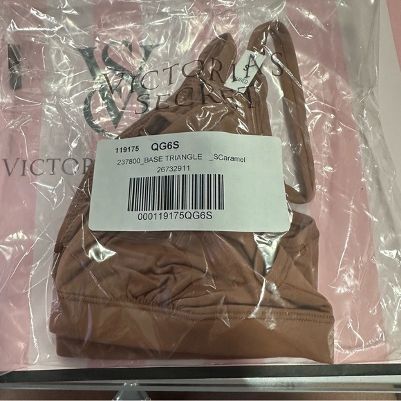 Victoria’s Secret PINK Powder Puff Cotton Triangle Bralette - Picture 7 of 7